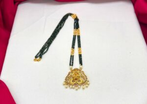 Black Beads with Locket Code HSBB02