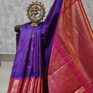 semi gadwal sarees hssg05
