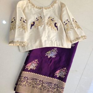 mayura gaja kanjivaram silk saree