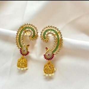 god earcuff jhumkas
