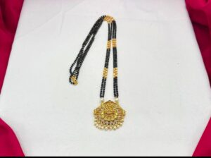 Black Beads with Locket